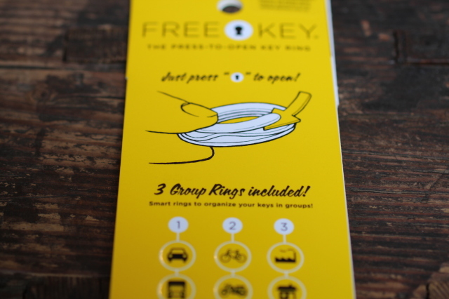Freekey Press-to-Open Key Ring