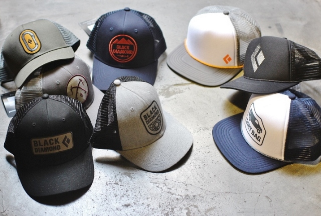 Black Diamond Flat Bill Trucker Hat & BD Trucker Hat