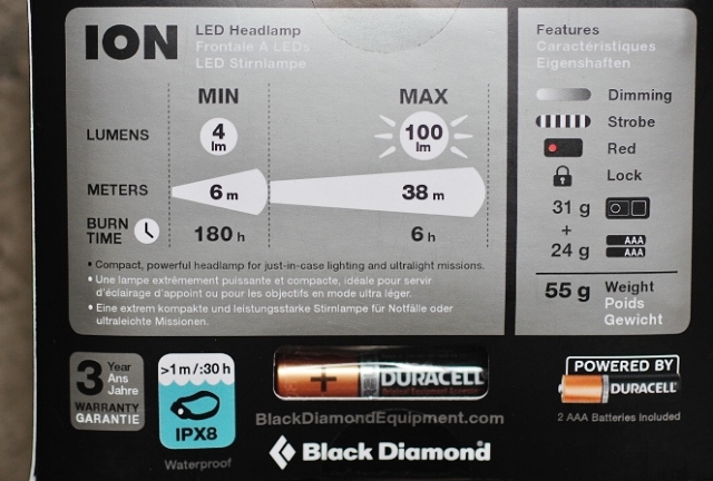 Black Diamond ION Headlamp