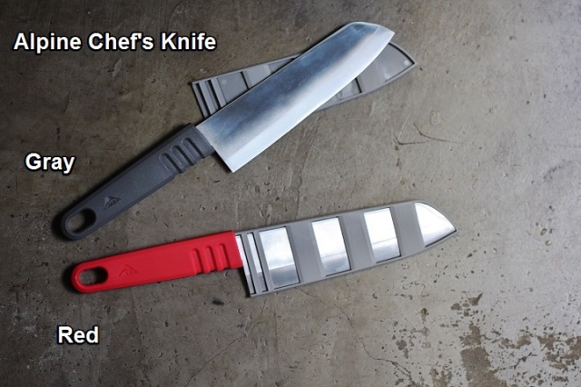 MSR Alpine Kitchen Knife & Chef's Knife