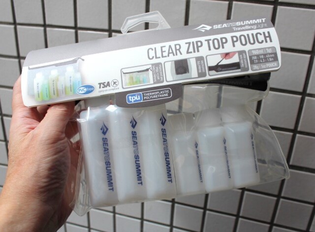 Sea to Summit　TPU Clear Zip Pouch with Bottles