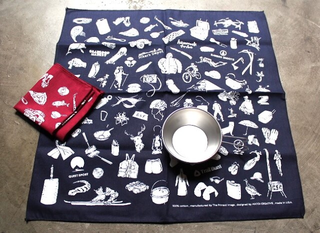 The Printed Image Back-to-nature bandana