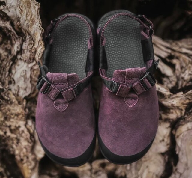 BEDROCK SANDALS Mountain Clog Suede Leather