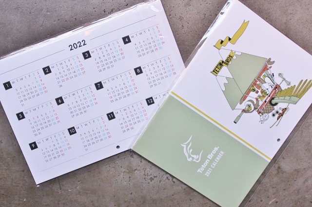 Teton Bros 2021 TB Calender